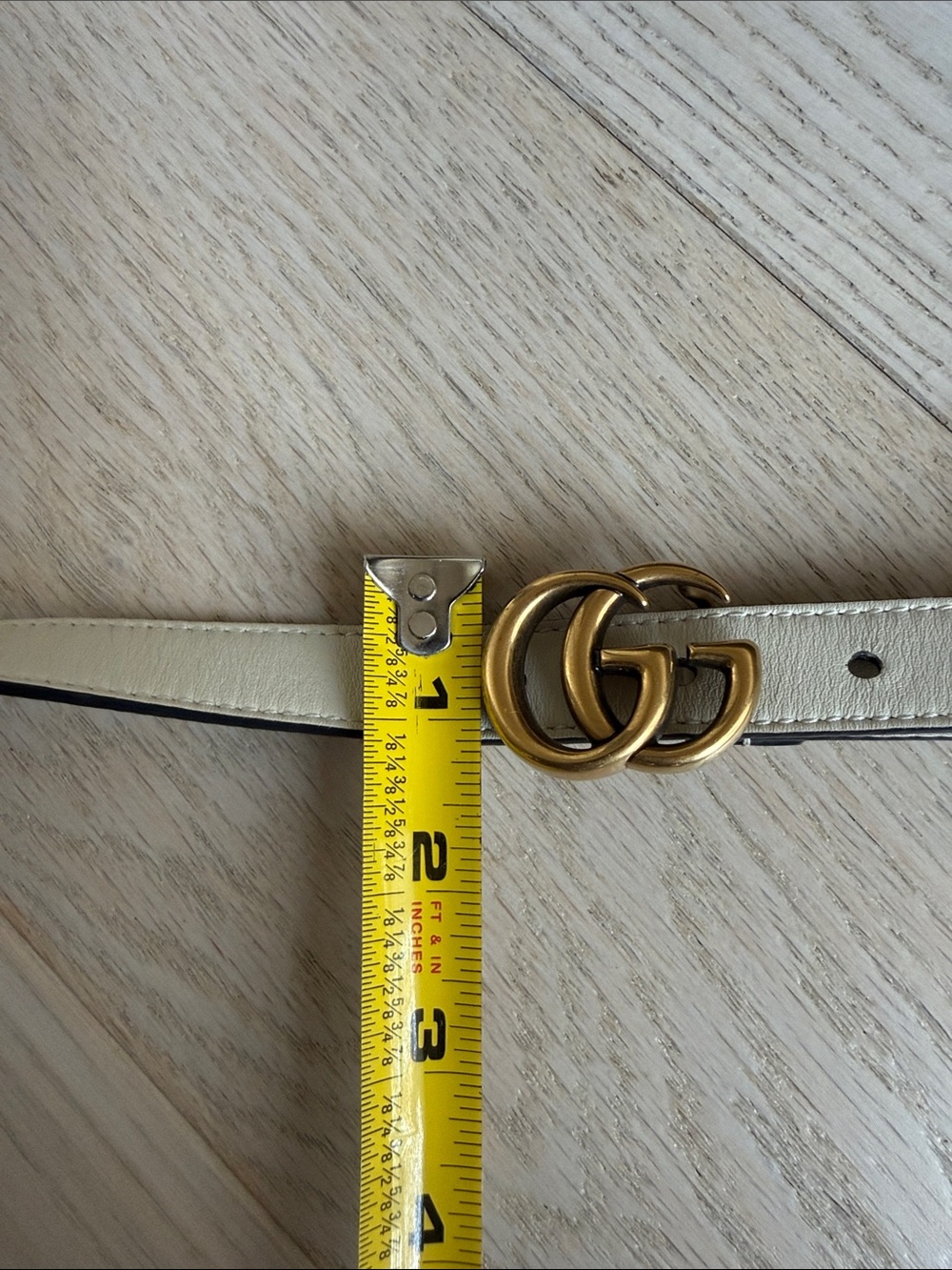 Gucci GG Marmont Thin Belt Size 100 • 40 Style ‎409417 Authentic - Picture 10 of 12